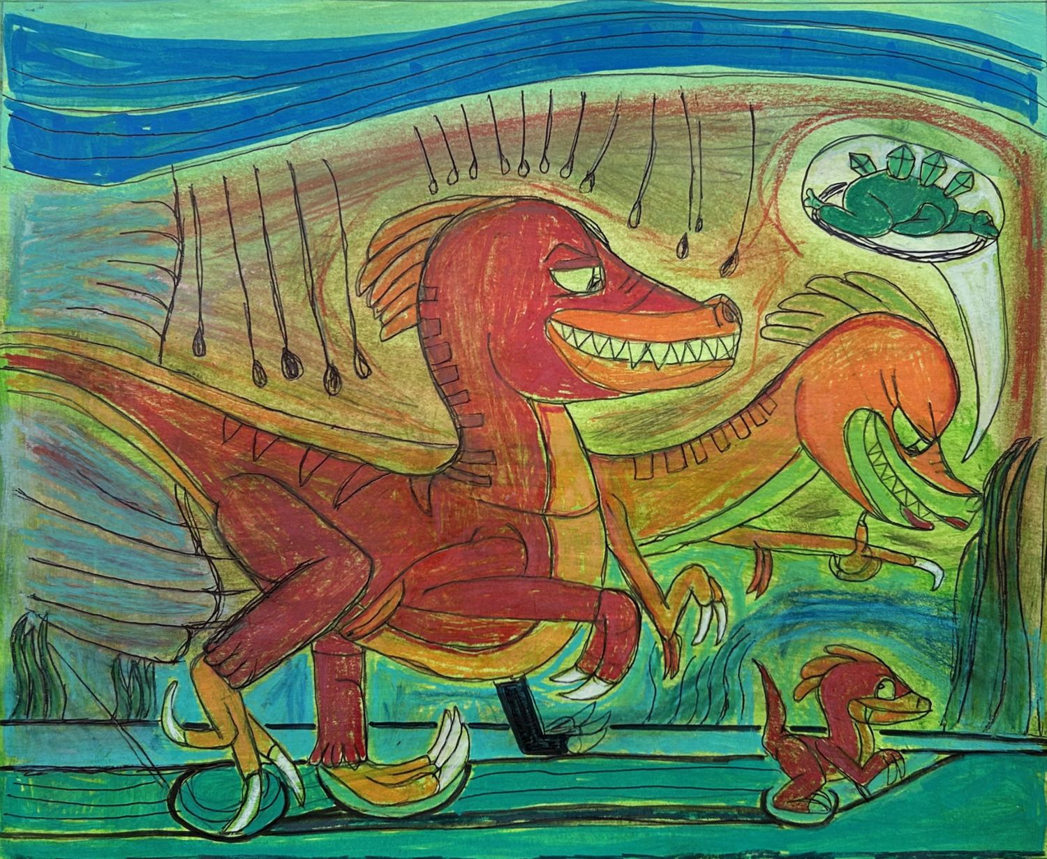 Velociraptor Family Hunts