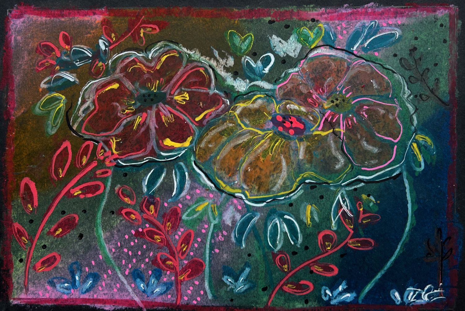 Neon Flower Party
