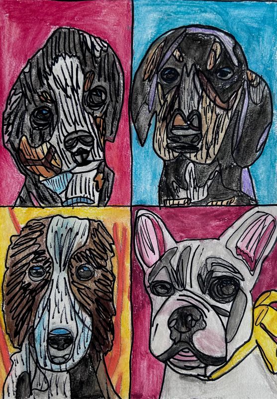 Four Dogs