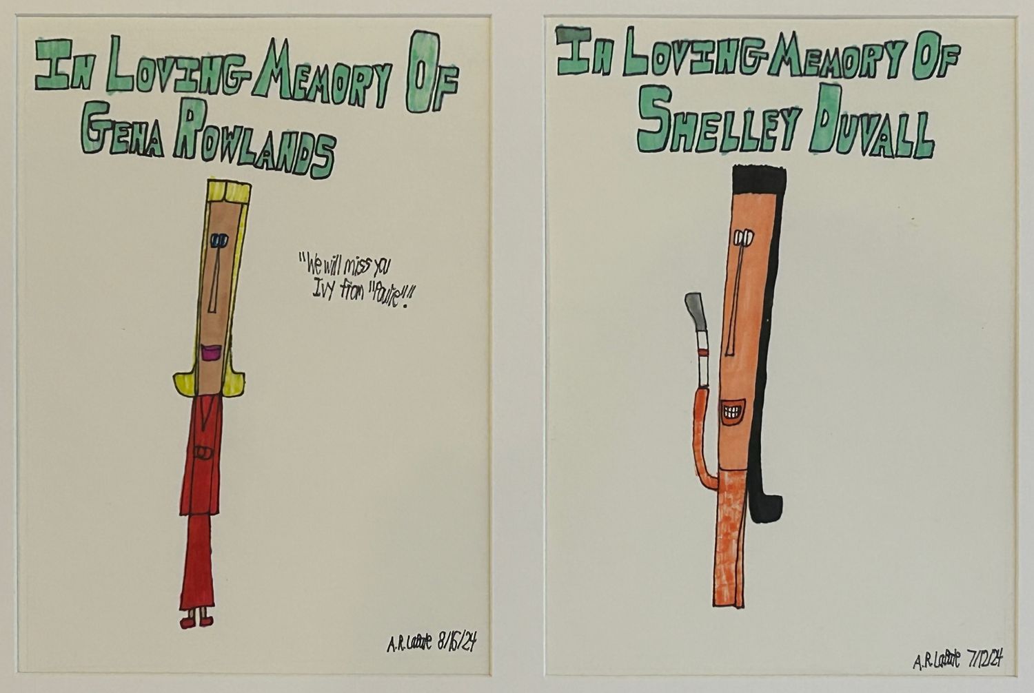 In Loving Memory of Gena Rowlands and Shelley Duvall