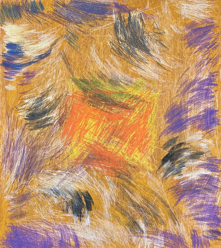 Untitled (Baltimore Team Colors on Yellow)