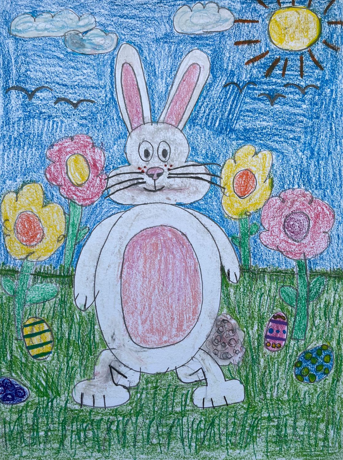 Easter Bunny in the Field