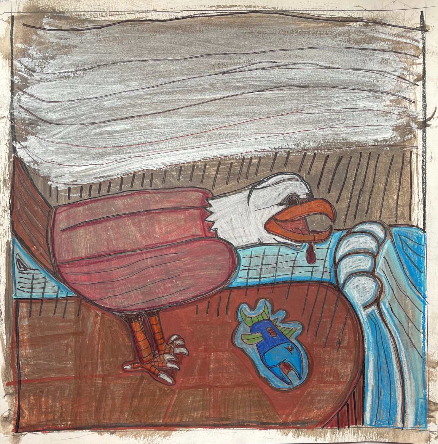 Eagle and Sturgeon Guts