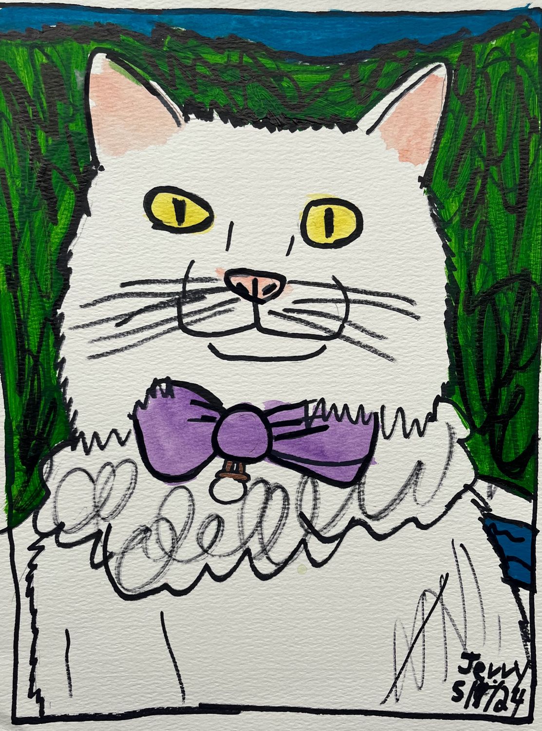 Beautiful White Cat