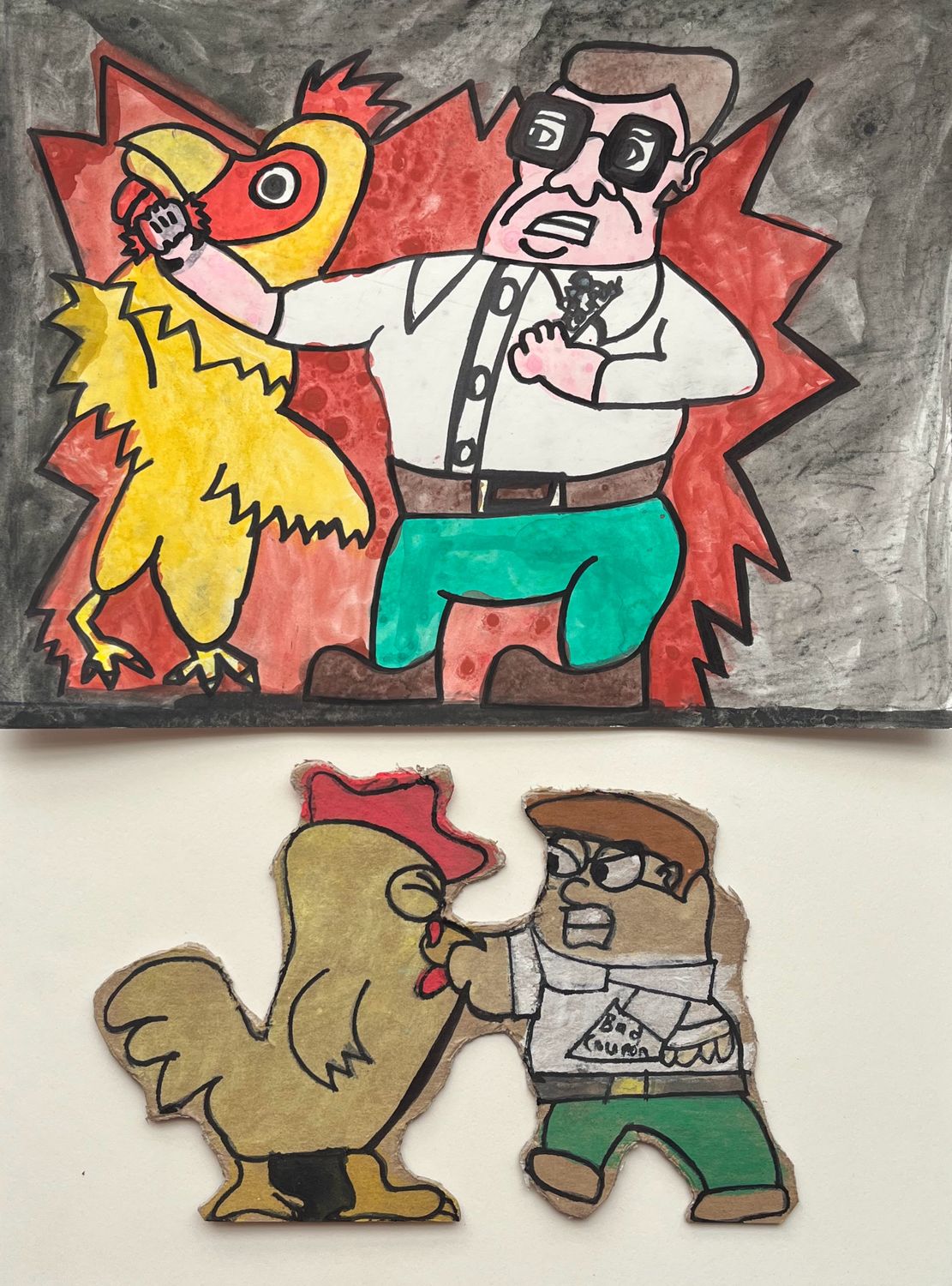 Peter vs the Giant Chicken