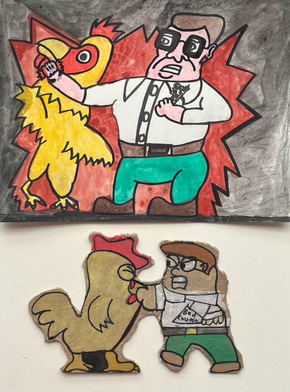 Peter vs the Giant Chicken Peter vs the Giant Chicken