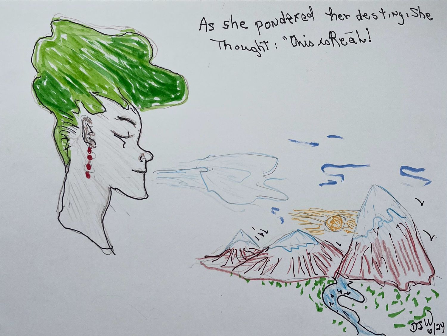 As She Pondered