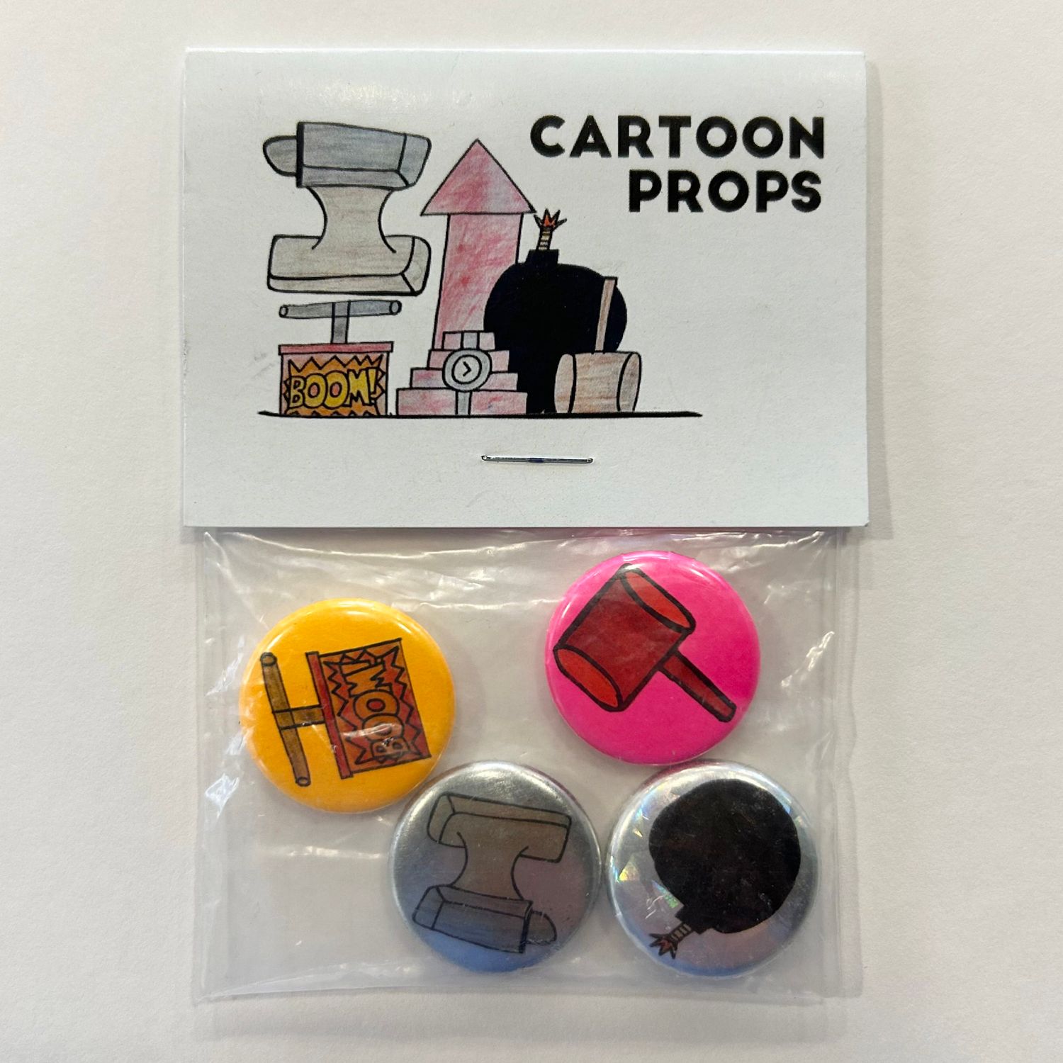 "Cartoon Props" Button set