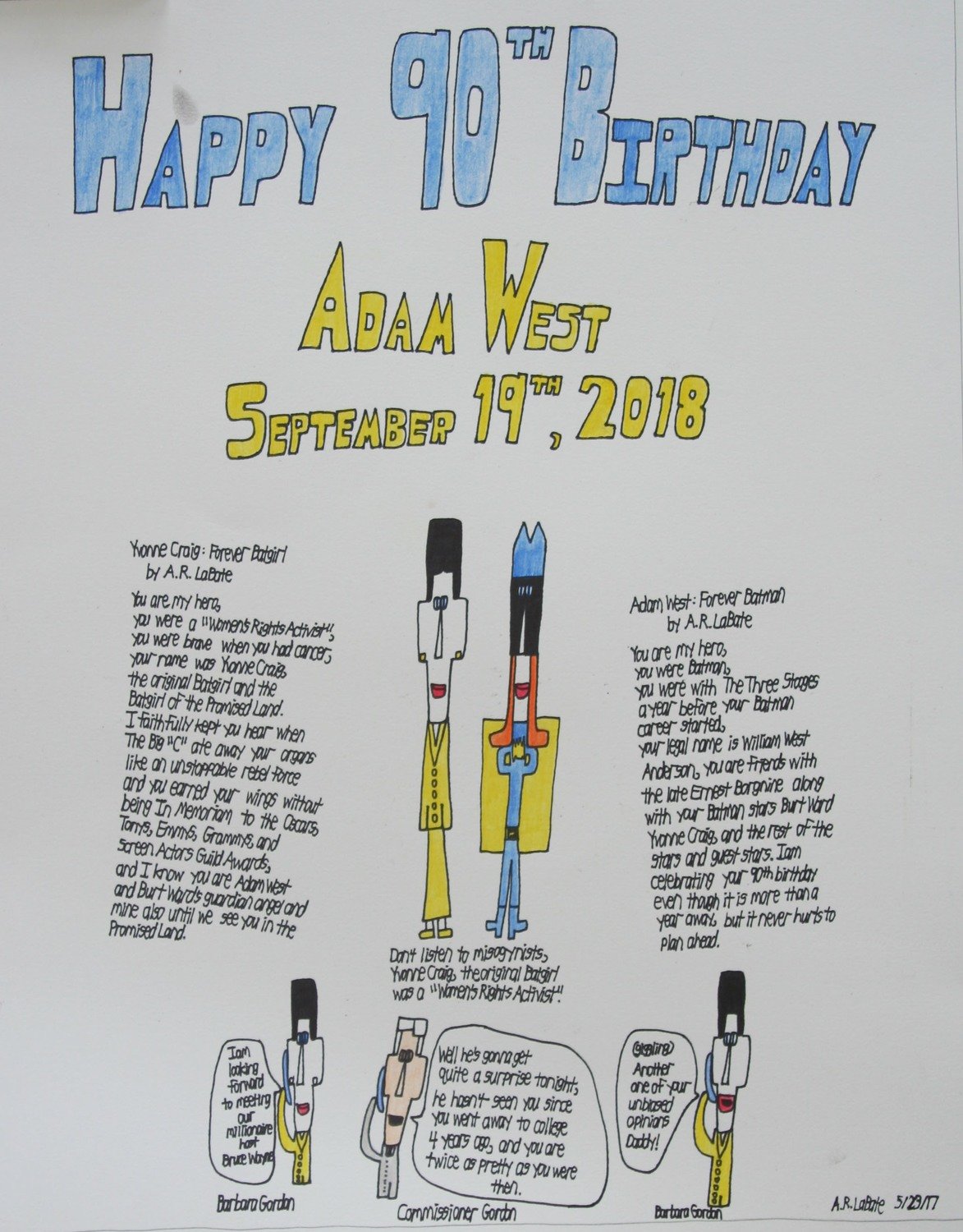 Happy Birthday Adam West: Part I