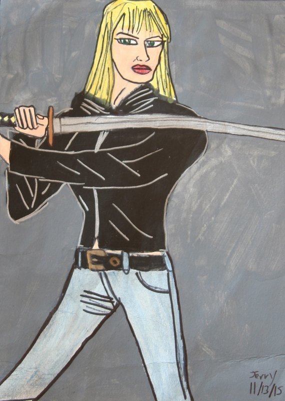 Uma Thurman as the Bride from Kill Bill