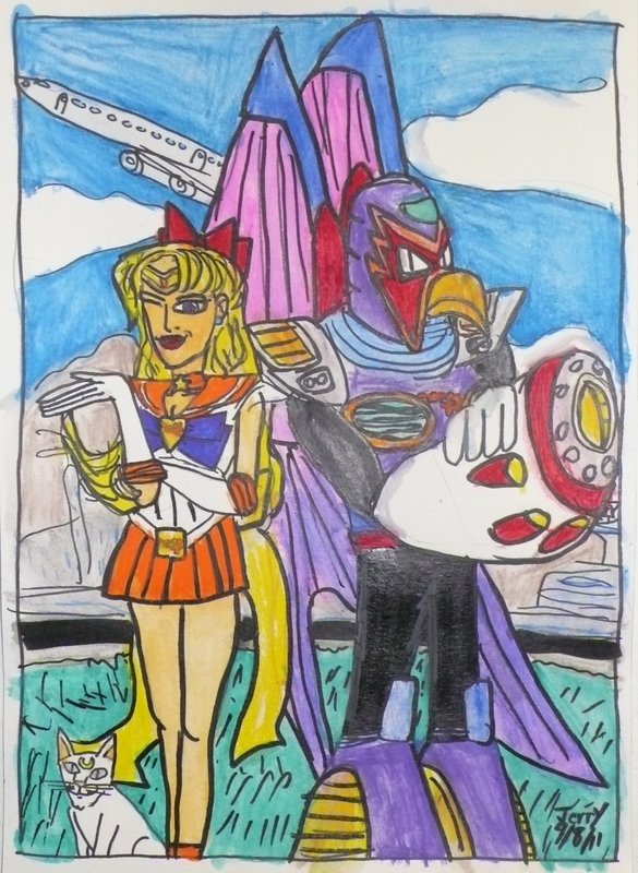 Sailor Venus and Storm Eagle Sailor Venus and Storm Eagle
