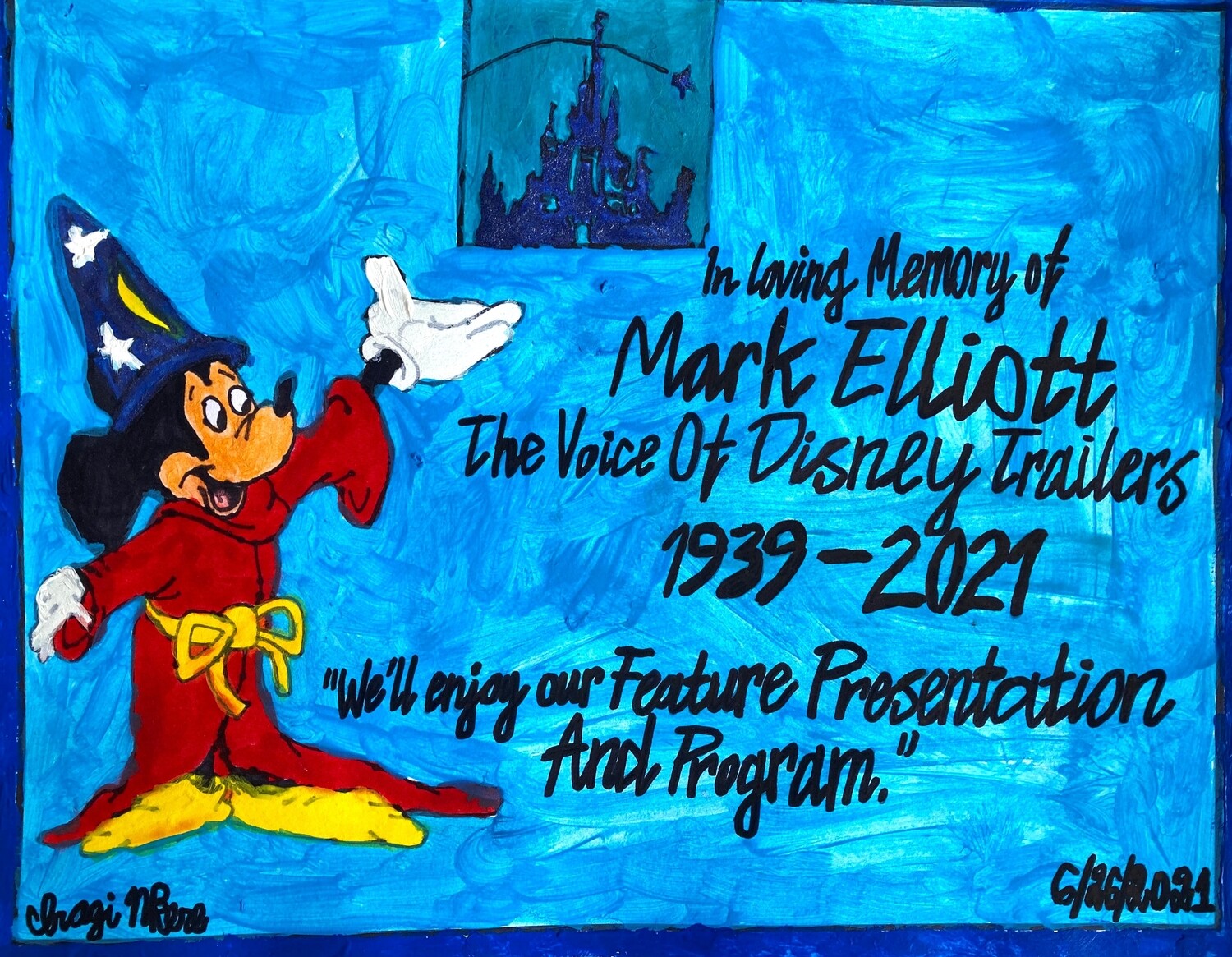 In Loving Memory of Mark Elliott In Loving Memory of Mark Elliott