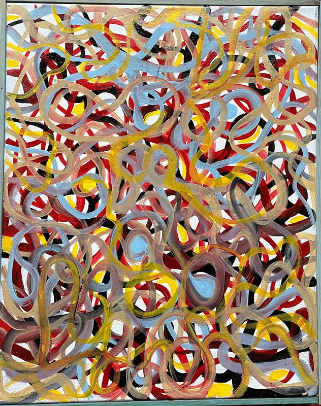 Blue Swirls of Confusion