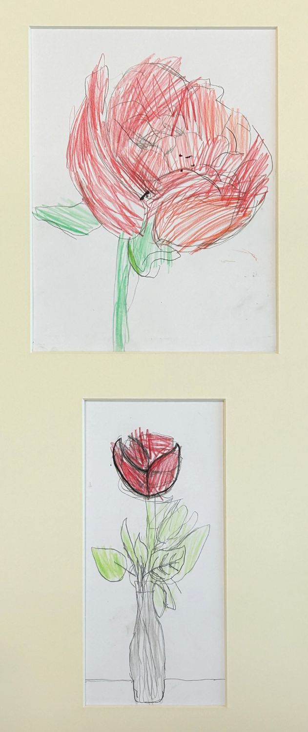 Floral Diptych Floral Diptych