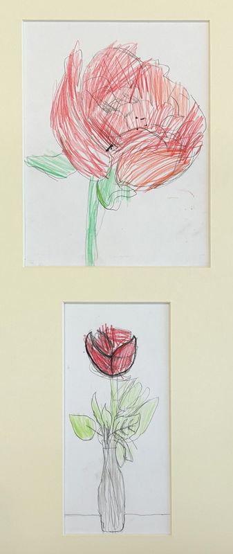 Floral Diptych Floral Diptych