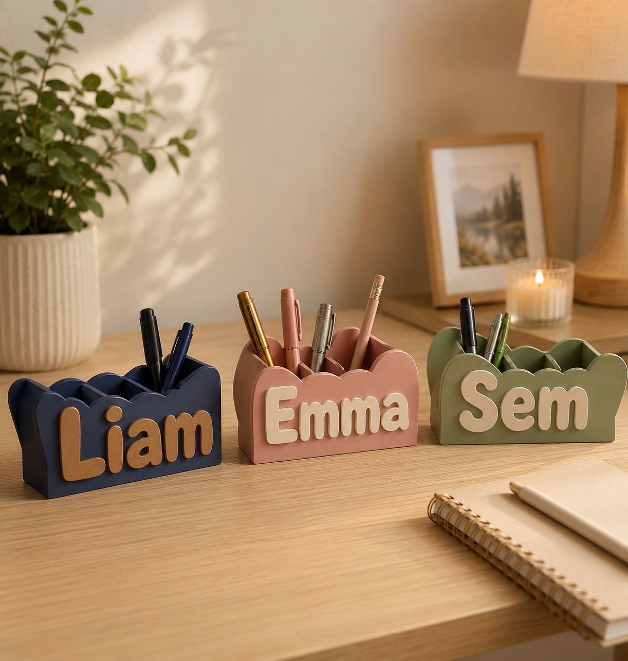 Gepersonaliseerd 3D Pennenbakje met Naam
