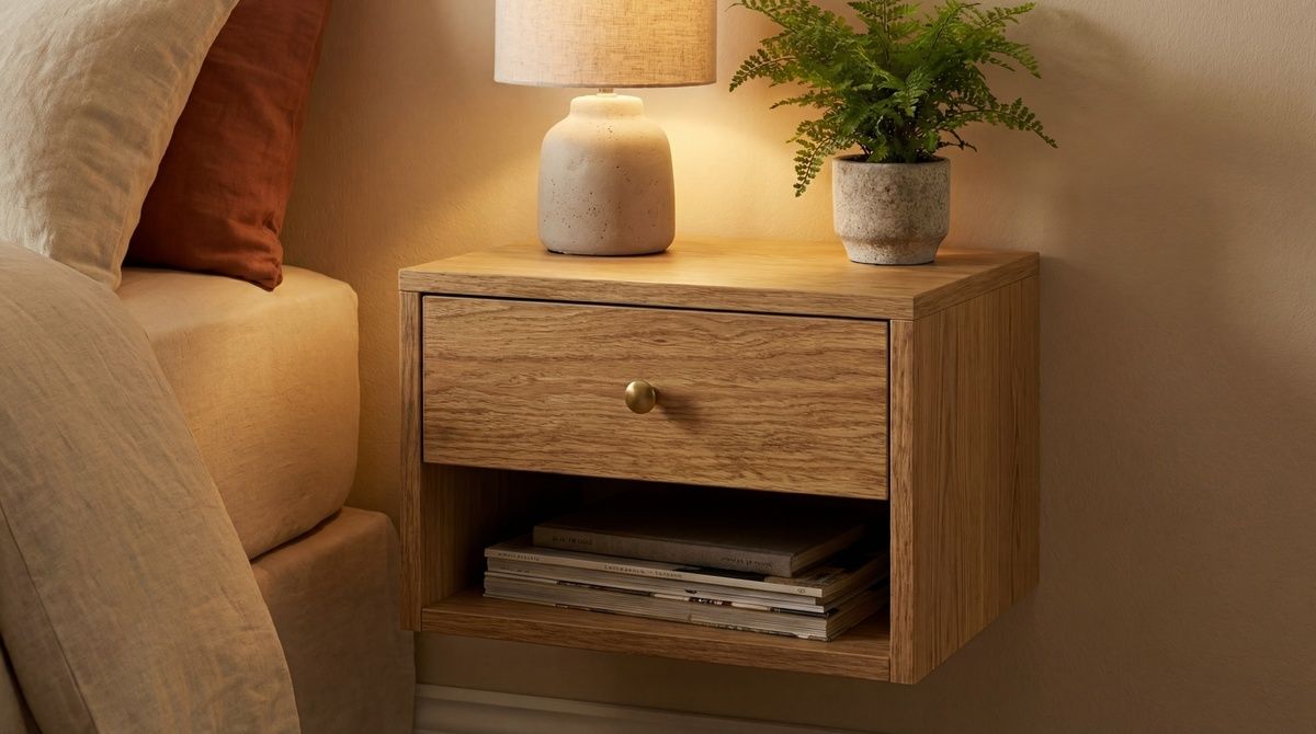 Szafka nocna wisząca Simple