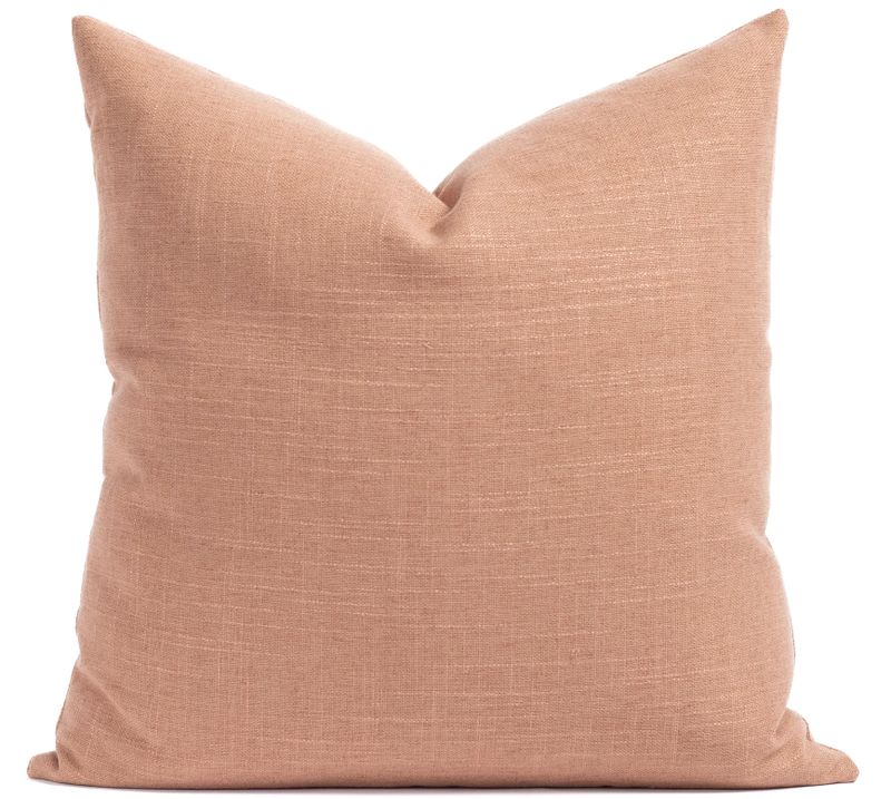 Hollister 22x22 Pillow, Terracotta