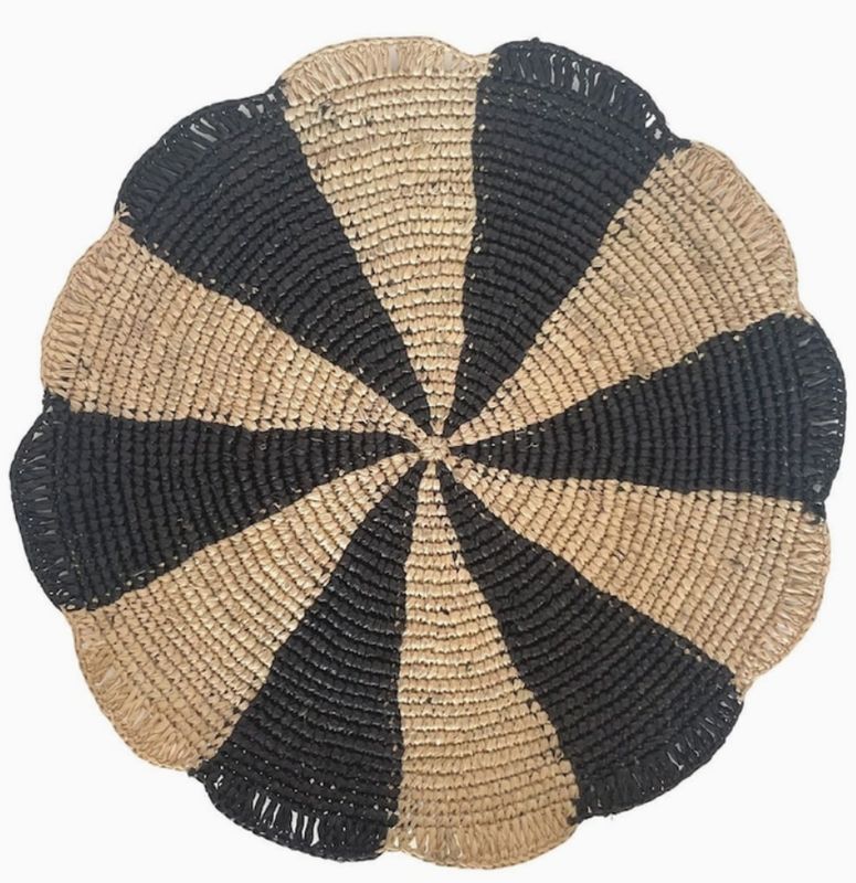 Paris Placemat Raffia Round Placemats Natural Round Placemat