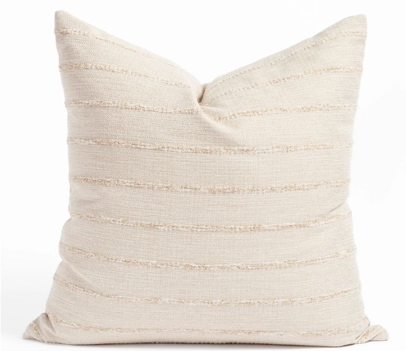 Lovette 22x22 Pillow, Raffia- Cover Only