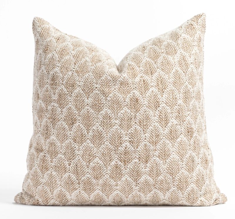 Blaker 20x20 Pillow, Burlap- Cover Only