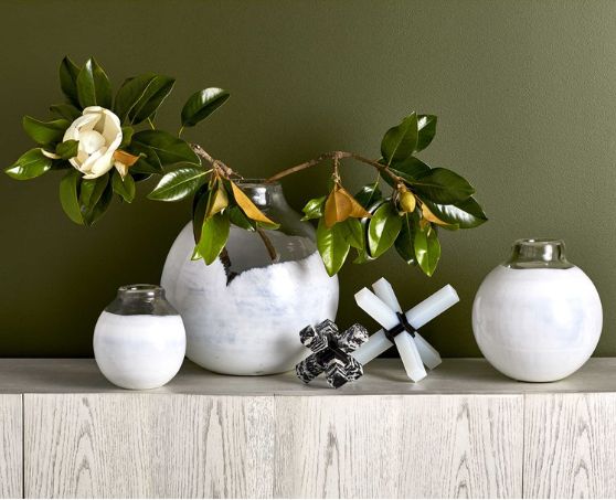 Frosted Waves Vase Small
