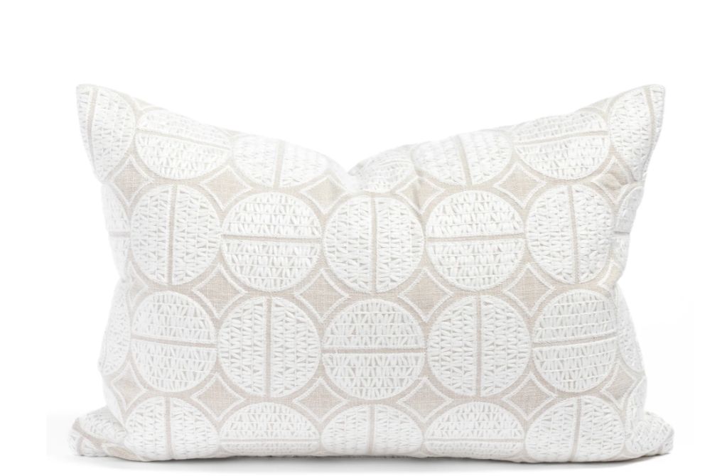 Palm Springs 14x20 Lumbar Pillow, Oyster