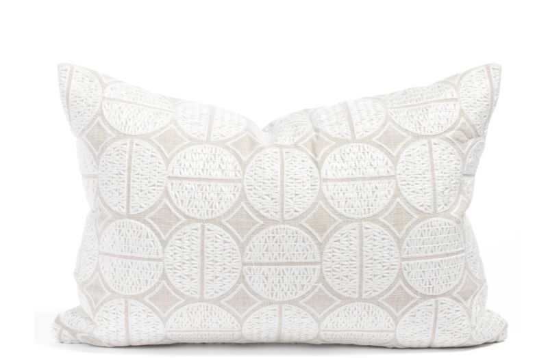 Palm Springs 14x20 Lumbar Pillow, Oyster