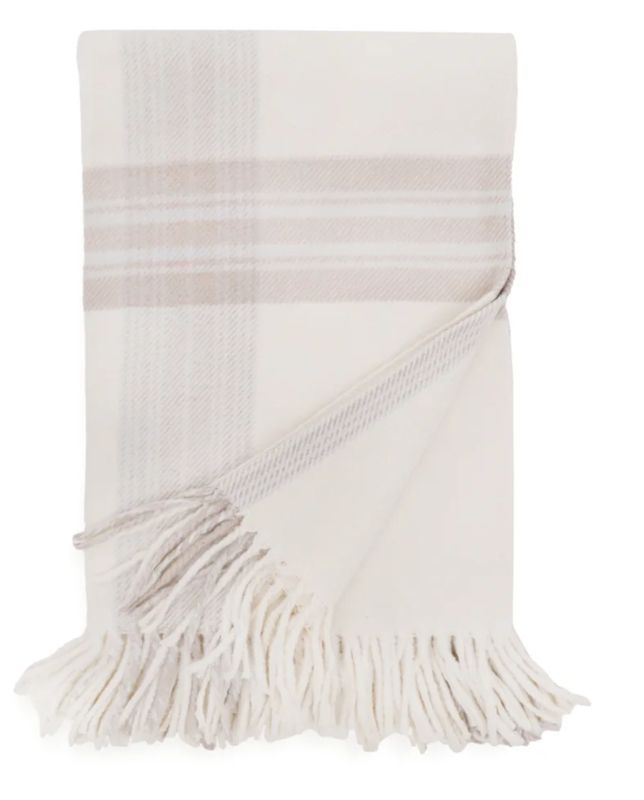 Geneva - Ivory/Taupe - 50x70 Throw / Ivory/Taupe