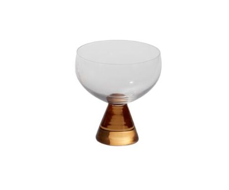 Harper Drinkware - Amber, Size: 4.0 x 4.0 x 4.5