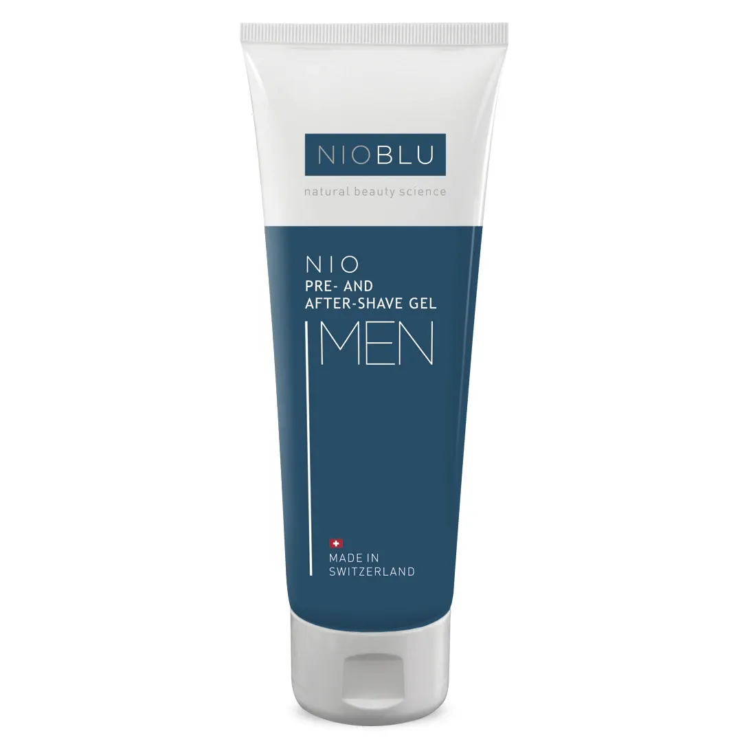NioBlu Men pre- and after shave gel