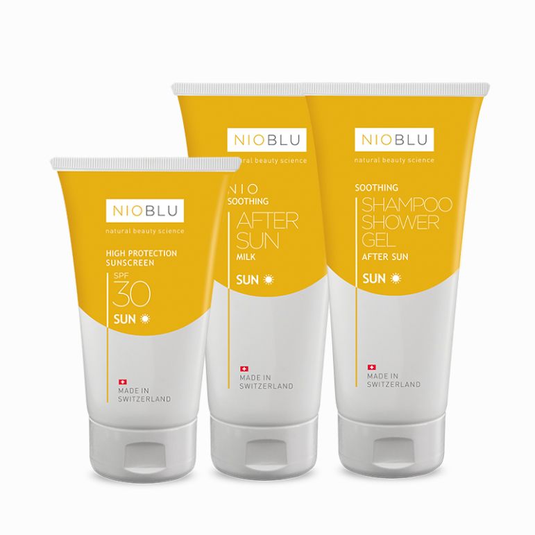 Sun SPF 30 + Milk + Shower Gel Set