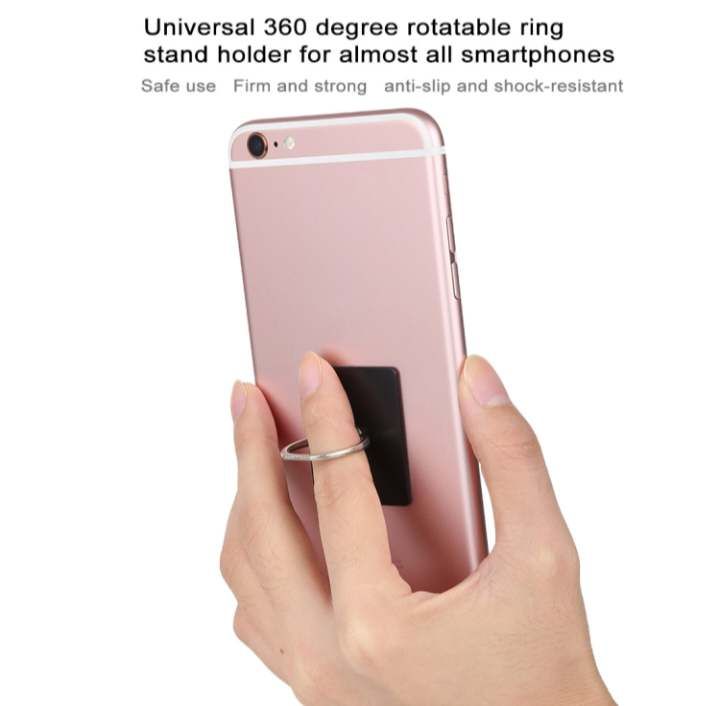 Phone Holder Ring Buckle Multifunctional (Black)