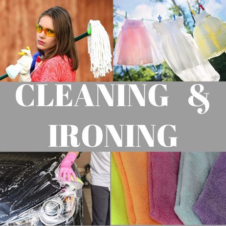 CLEANING AND IRONING SERVICES