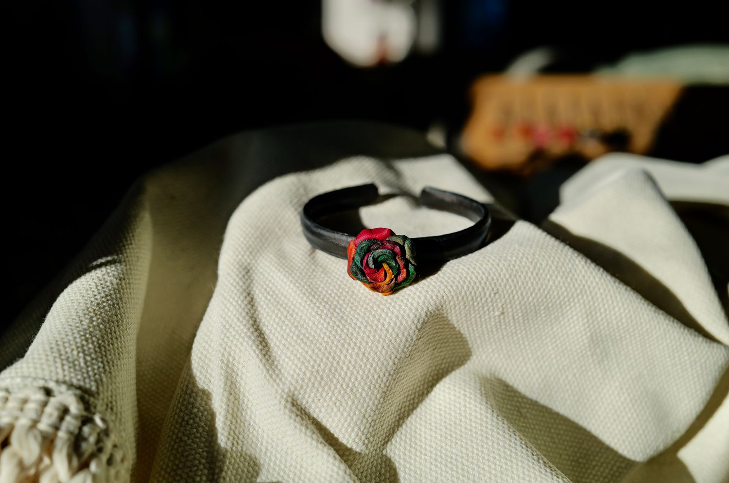 Rainbow Petal Cuff