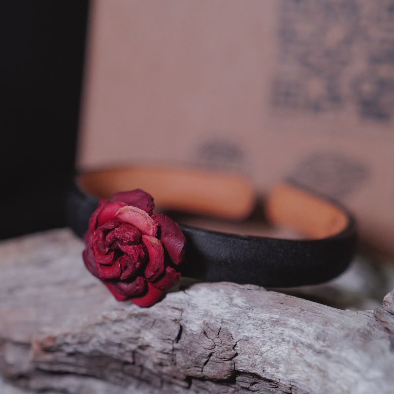 Scarlet Bloom Wristband