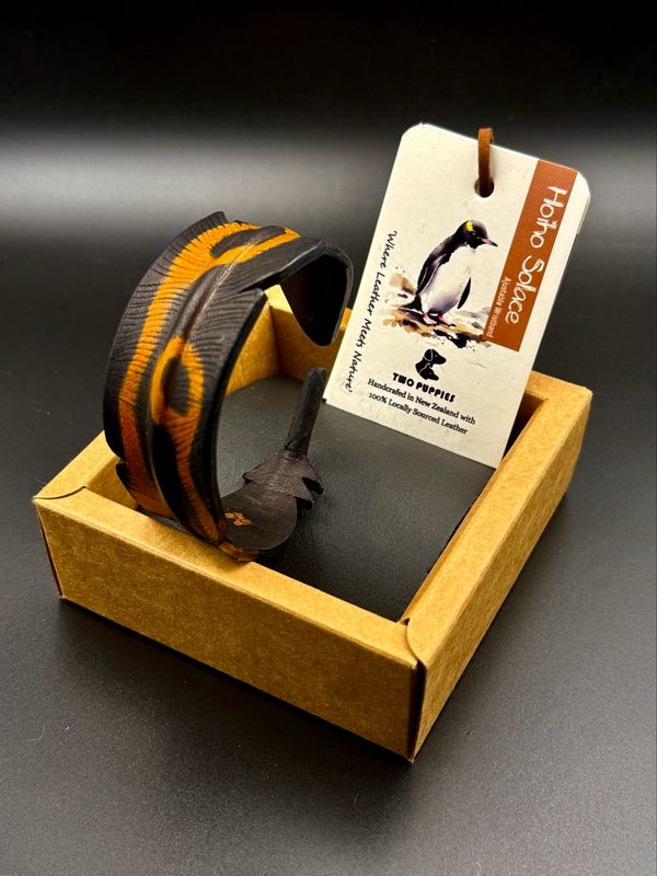 Hōiho Solace Leather Feather Adjustable Cuff Hōiho Solace Leather Feather Adjustable Cuff