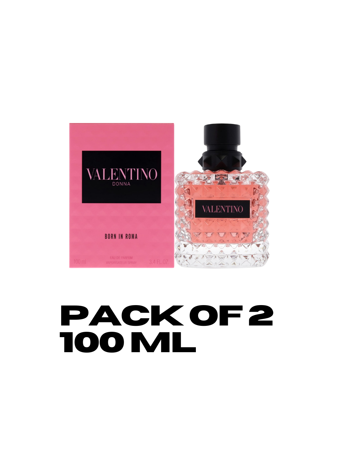 (PACK OF 2) VALENTINO BORN IN ROMA 100ML