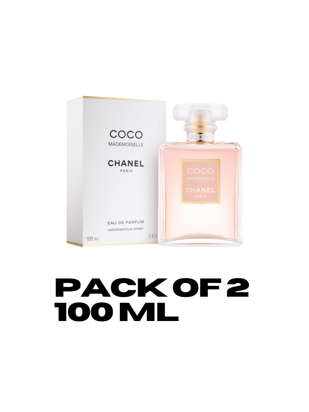 (PACK OF 2) COCO MADEMOISELLE CHANEL 100ML