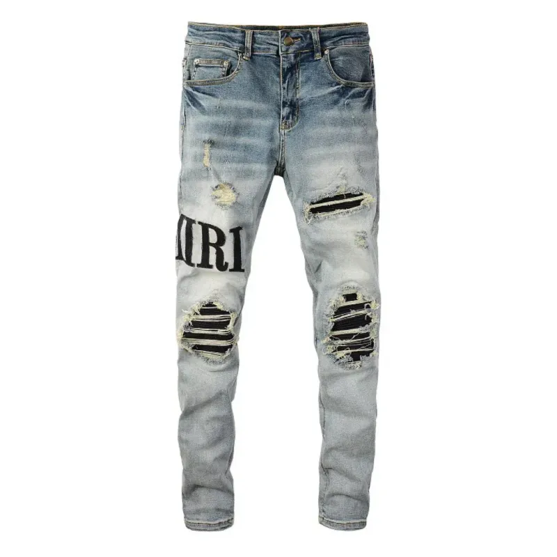 AMIRI BLACK LOGO JEANS