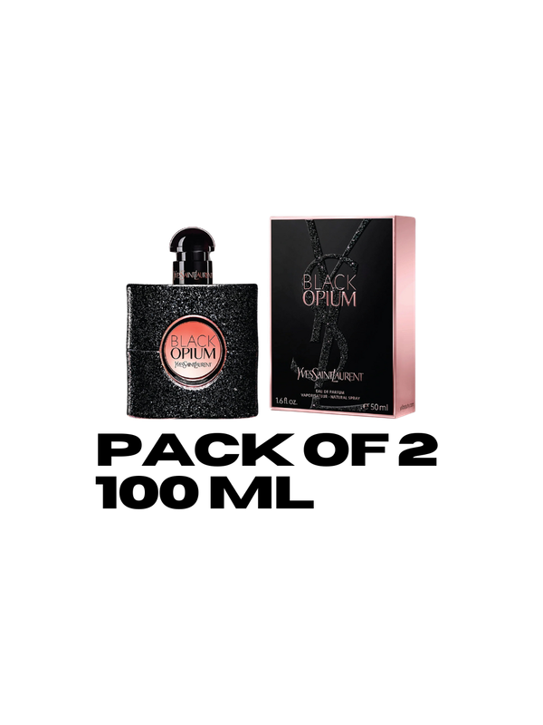 (PACK OF 2) YSL BLACK OPIUM 100ML