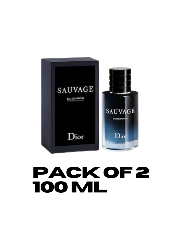 (PACK OF 2) SAUVAGE DIOR 100ML