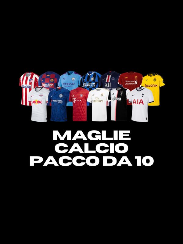 (PACCO DA 10) MAGLIE CALCIO