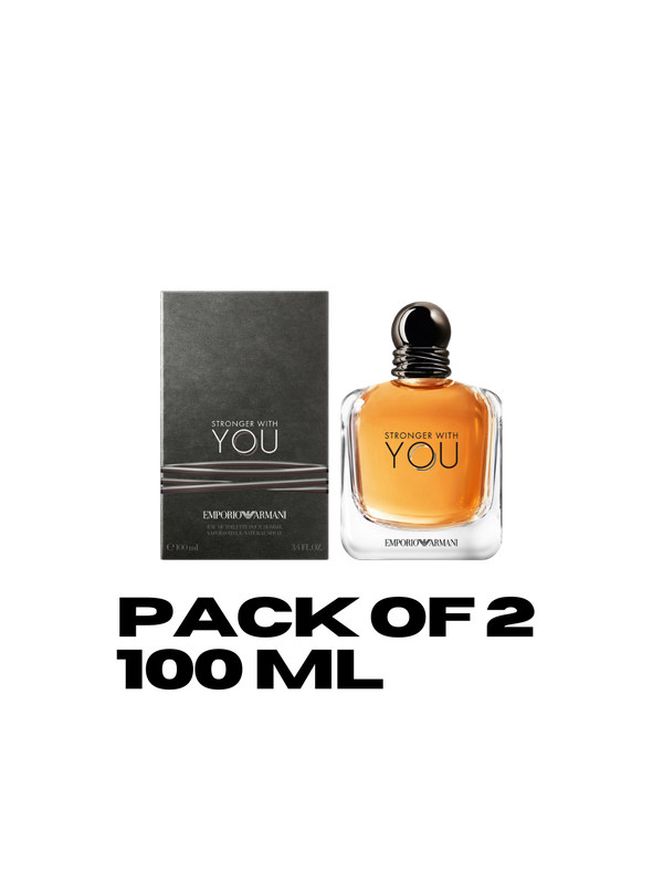 (PACK OF 2) STRONGER WITH YOU GIORGIO ARMANI 100ML