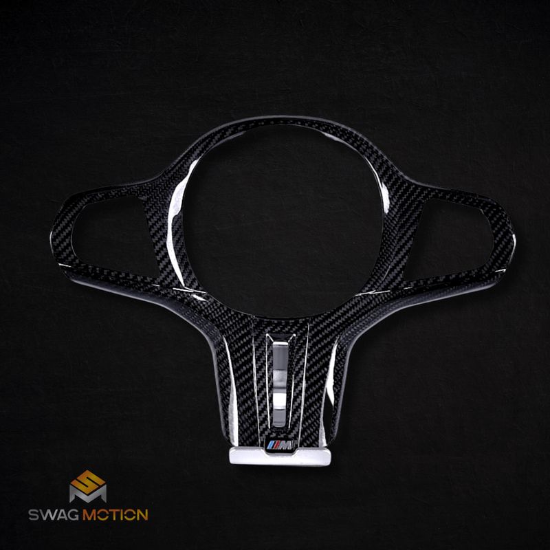 BMW G-Series Carbon Fiber Steering Wheel Trim
