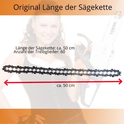 Sägekette 325-60-1,3 kompatibel mit Stihl 32cm