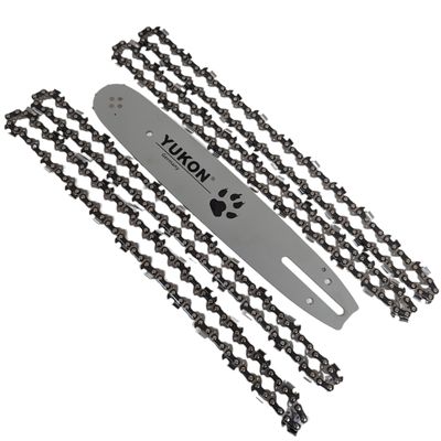 4 Sägeketten 3/8P-45-1,3 + 30cm Schwert kompatibel mit Bosch AKE30B AKE 30 B AKE 30B Ketten
