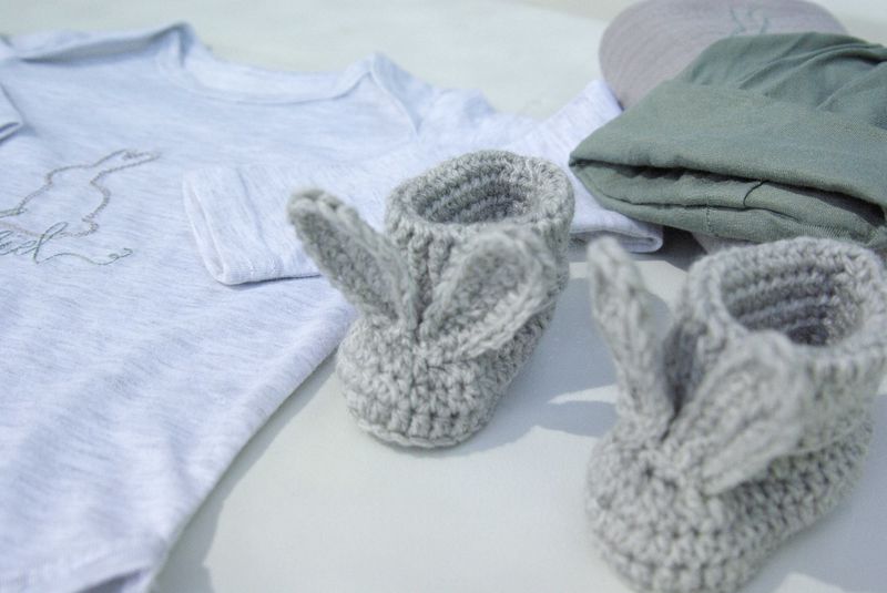 Easter Bunny Booties