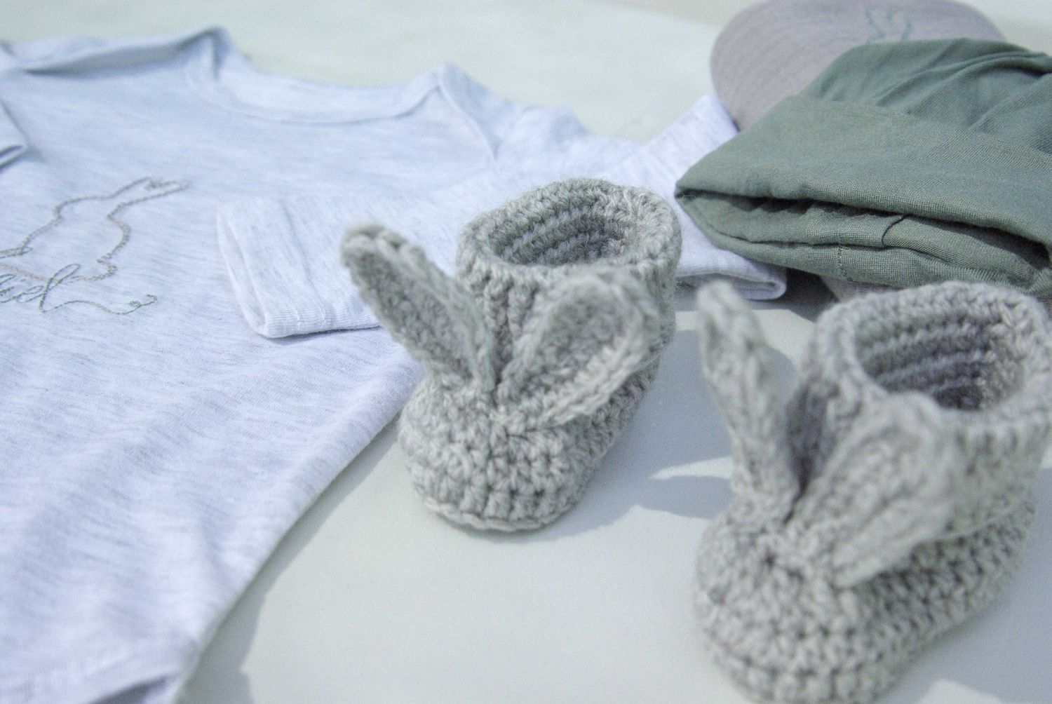 Easter Bunny Booties