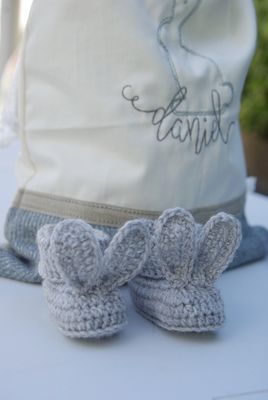 Easter Bunny Booties
